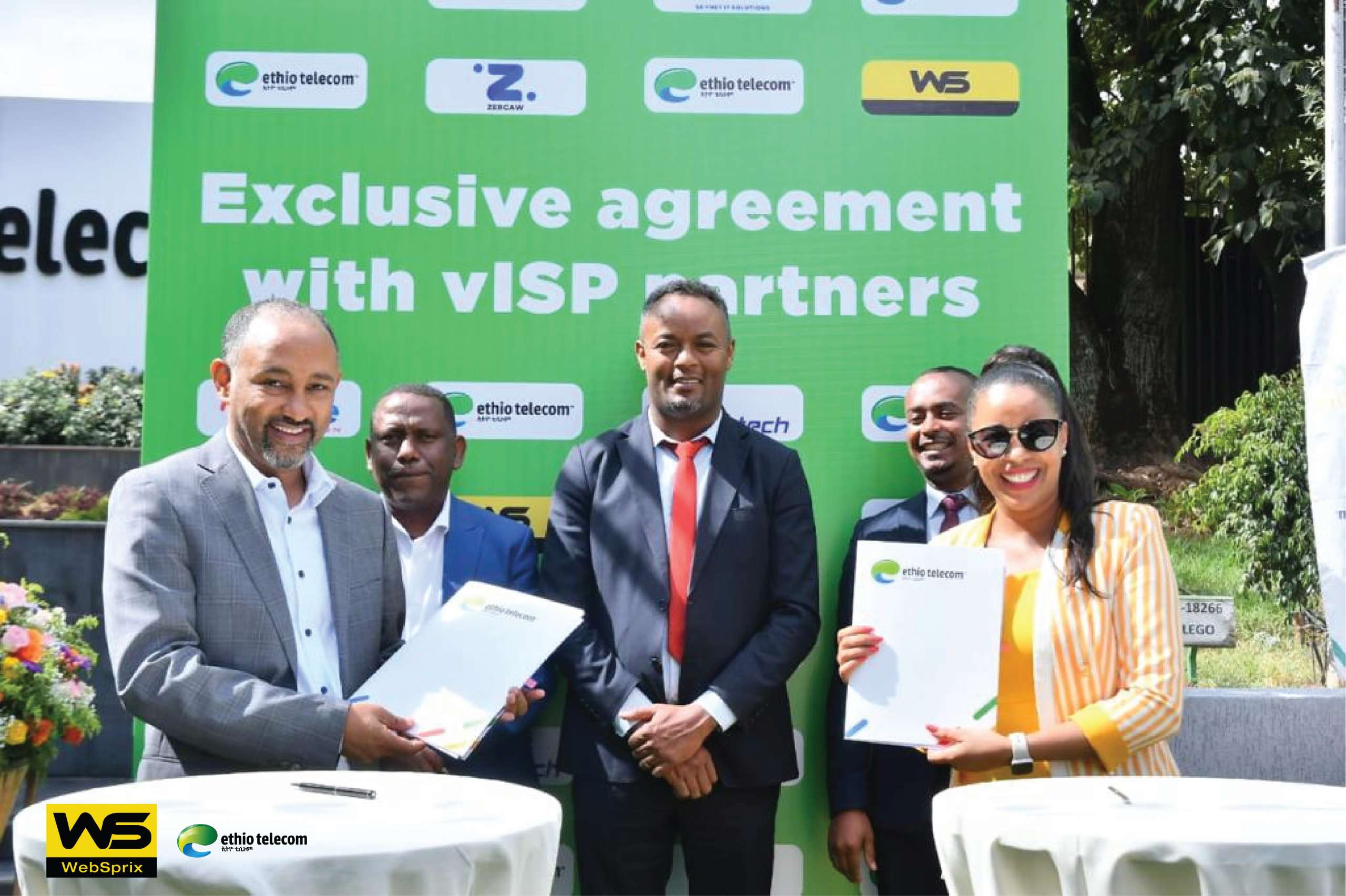 WebSprix & Ethio-Telecom VISP Exclusive Agreement (Collaboration)